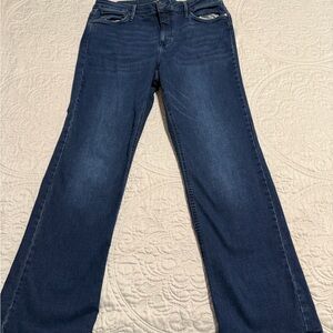 Simply Vera Vera Wang Dark Blue Flare Jeans